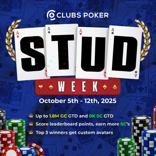 Stud Week Poker Series banner — Seven-Card Stud, Stud Hi/Lo, Razz and Triple Stud
